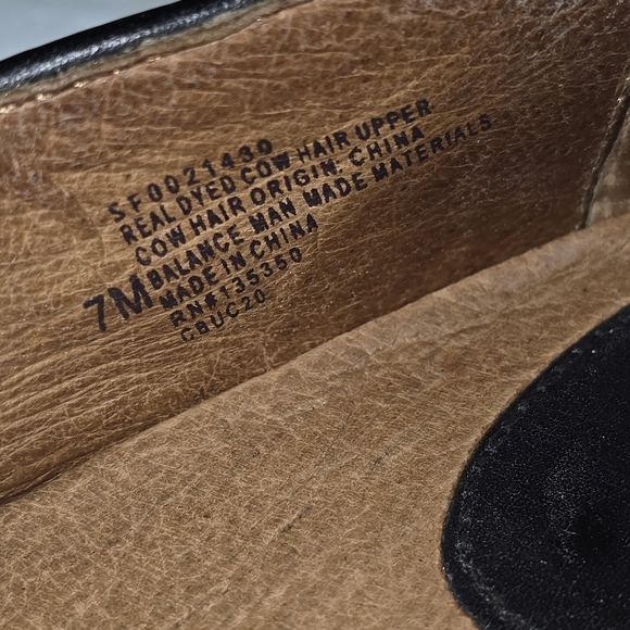 Sofft Brown Snake Print Loafers WITH DYED REAL COW HAIR CHIC LOOKING SHOE SIZE 7 - Picture 7 of 8